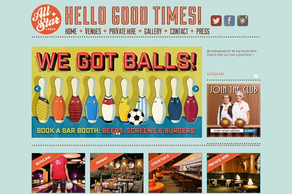 asl theme websites examples