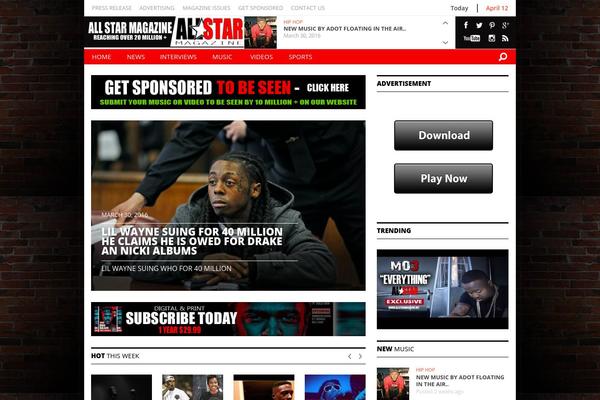 allstarmagazine.net site used Tn