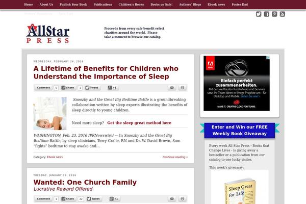 Get Noticed theme site design template sample
