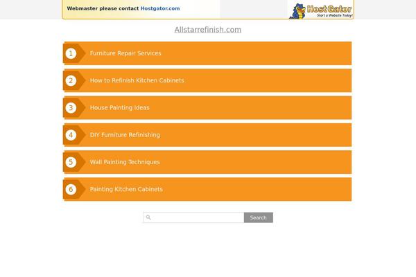 allstarrefinish.com site used Sania