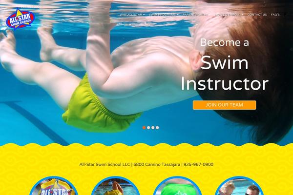 Allstar theme site design template sample