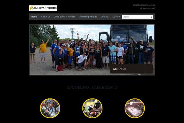 BlackBird theme site design template sample