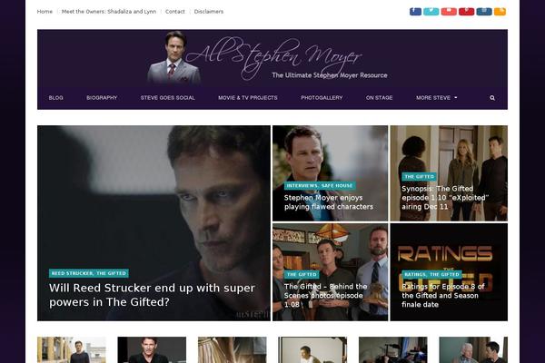 Hush theme site design template sample