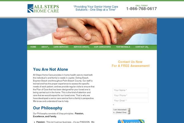 allstepshomecare.com site used Kreativ-pro