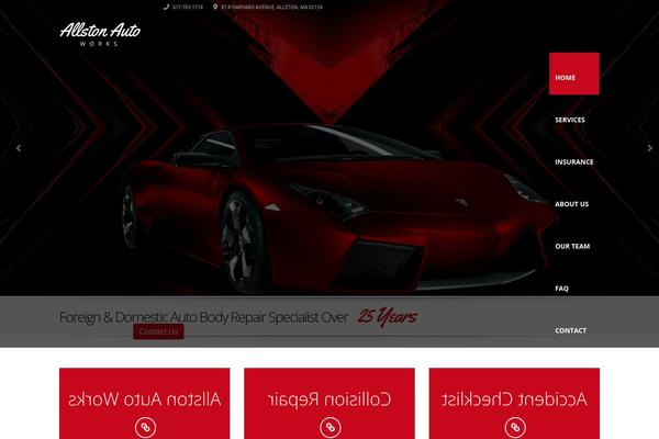 Automotive Car Dealership Business WordPress Theme theme site design template sample
