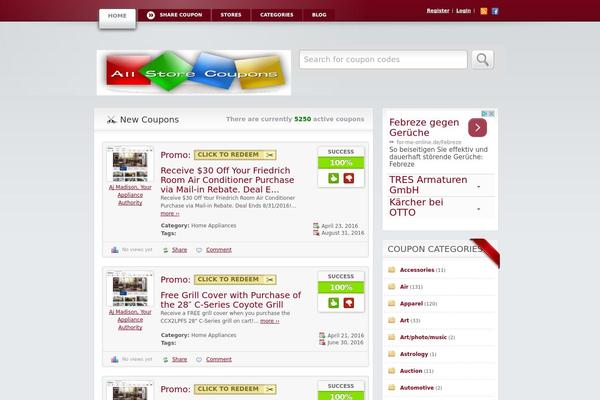 Clipper theme site design template sample