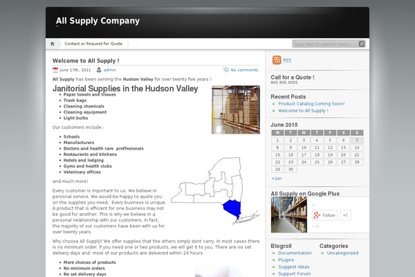iNove theme site design template sample