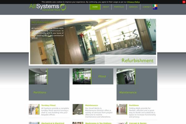 Invert theme site design template sample