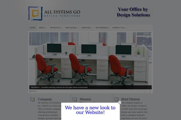 Minimal theme site design template sample