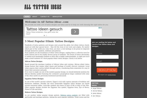iBusiness theme site design template sample