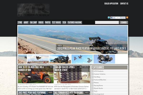 allterrainresearch.net site used Magzimus-theme