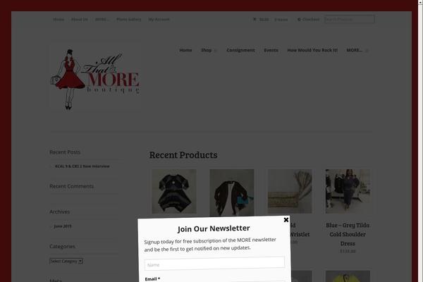 Mystile theme site design template sample