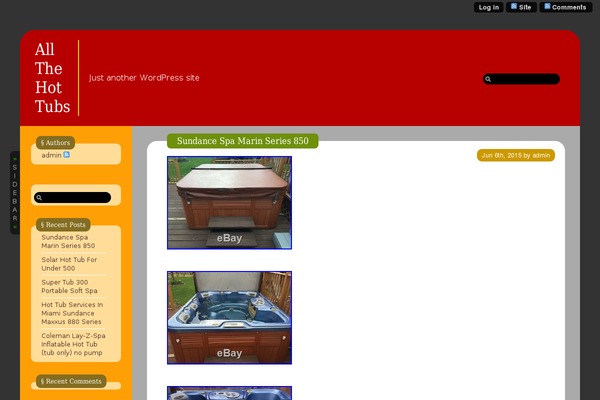 Default theme site design template sample
