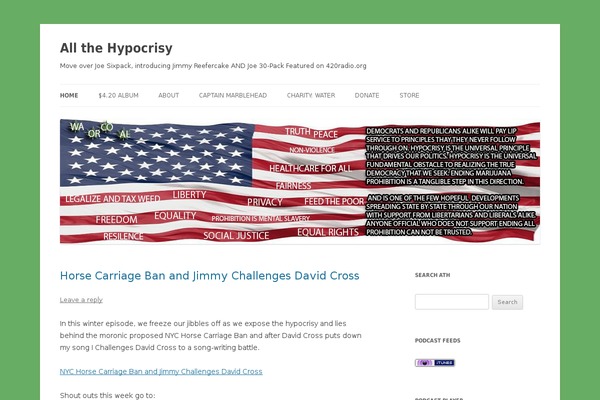 Twenty Twelve theme site design template sample