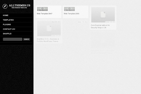 Sidewinder theme site design template sample