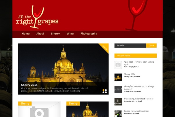 Gonzo theme site design template sample