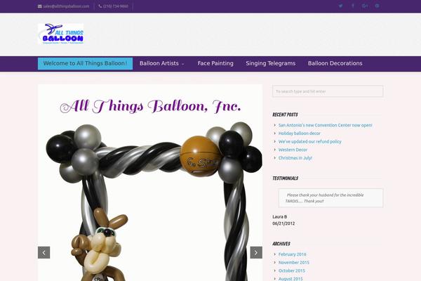 Colibri WP theme site design template sample