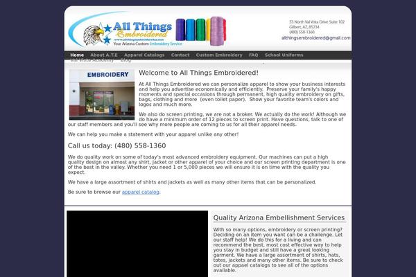 allthingsembroideredaz.com site used Smallbiz