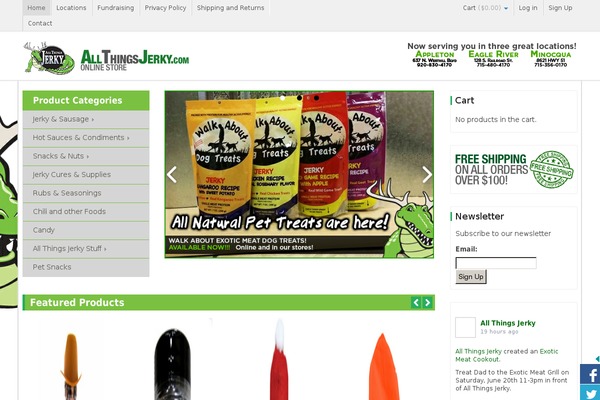 allthingsjerky.com site used Dokan-1.0.4
