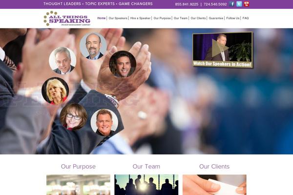 Ats theme site design template sample