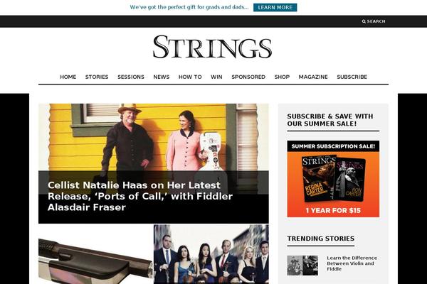 15Zine theme site design template sample