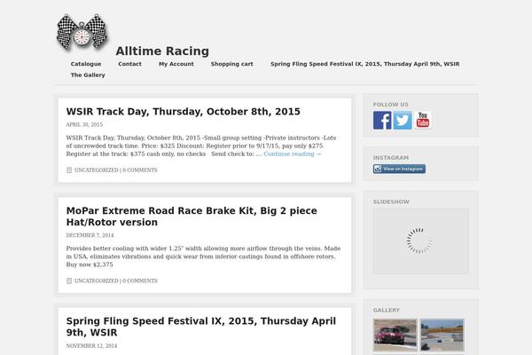 Foghorn theme site design template sample