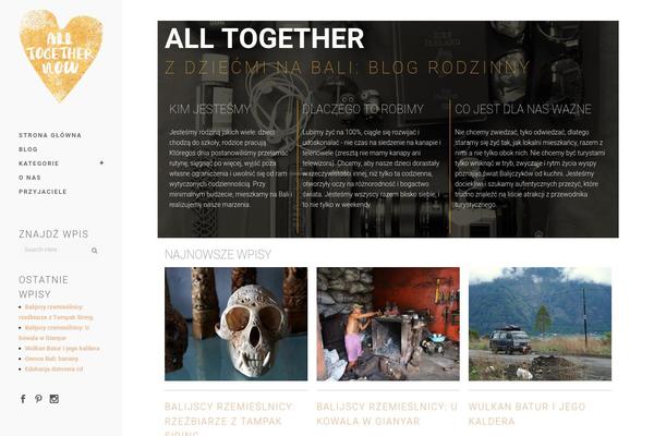 Hazel theme site design template sample