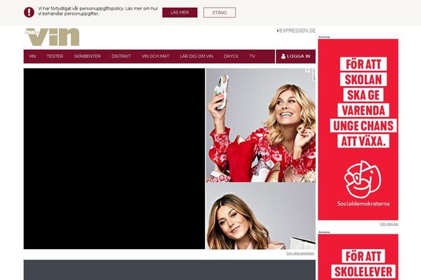 alltomvin.se site used Alltommat-editorial