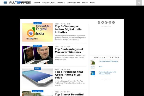 Braxton theme site design template sample