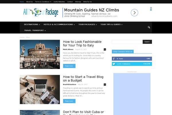 Site using Rounded Tag Cloud plugin