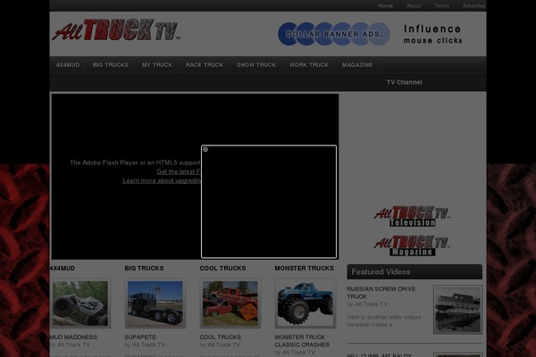 Video theme site design template sample