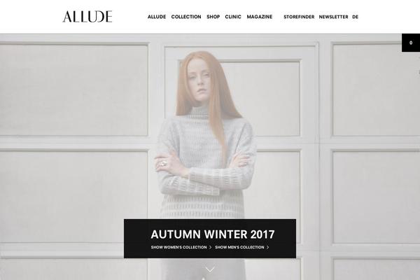 allude-cashmere.com site used Allude
