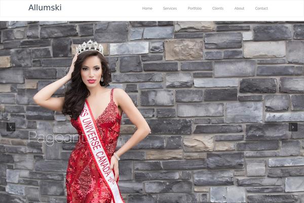 Starter theme site design template sample