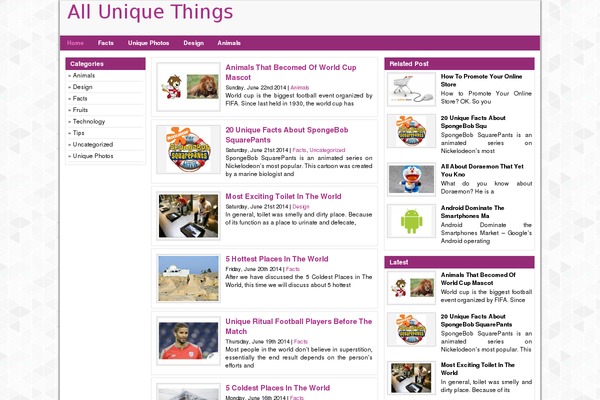 Do’a Ibu theme site design template sample