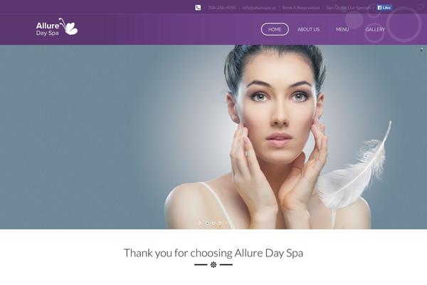 Spa Lab theme site design template sample