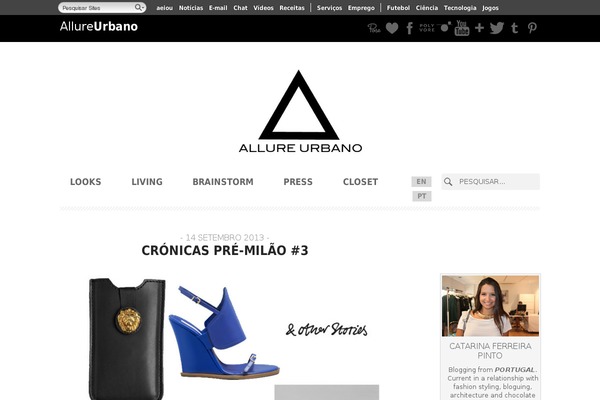 Allure theme site design template sample