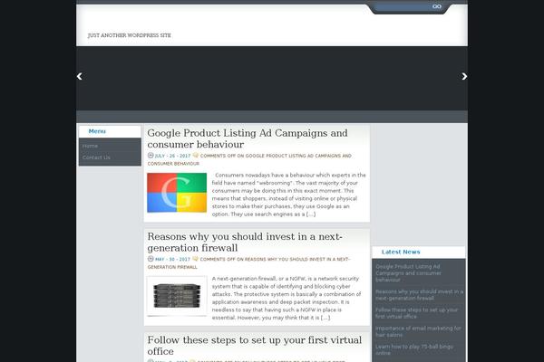 Scarlett theme site design template sample