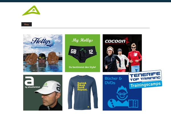 allwetterkind-shop.de site used Storefront-designer