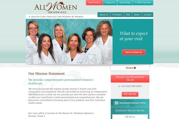 allwomenobgyn.com site used Allwomenobgyn
