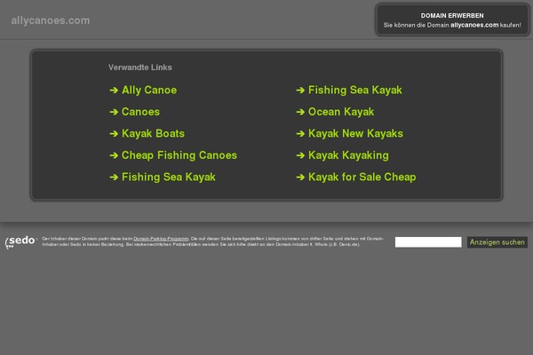 allycanoes.com site used Espace