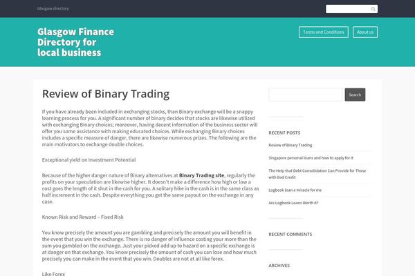Franklin theme site design template sample
