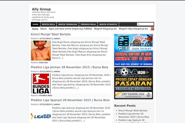 allygroup.biz site used PepMagazine
