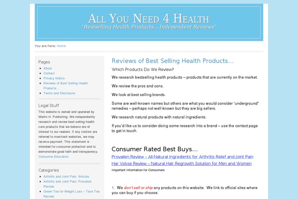 Lifestyle theme site design template sample
