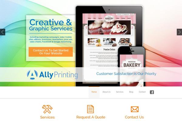 Quickstep theme site design template sample