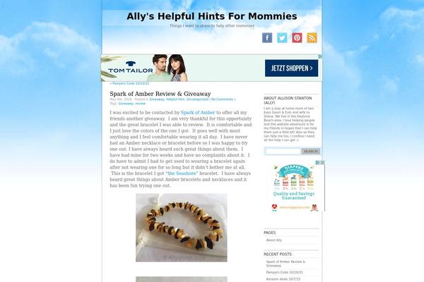allyshints.com site used Blueclouds