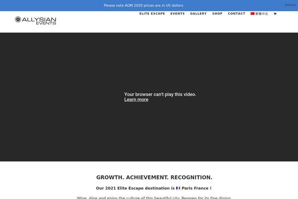 Site using The Events Calendar plugin