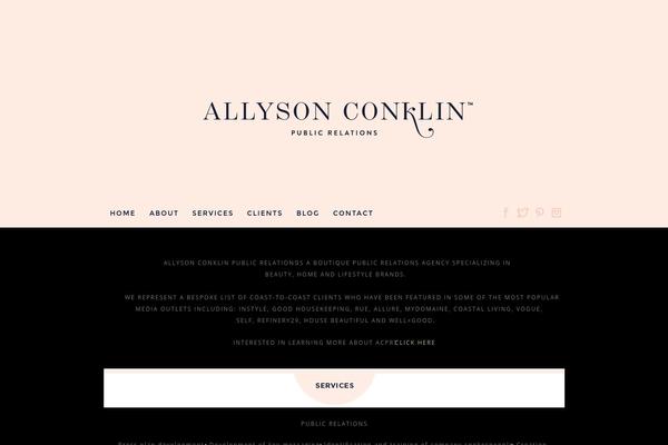 allysonconklinpr.com site used Hardbrook
