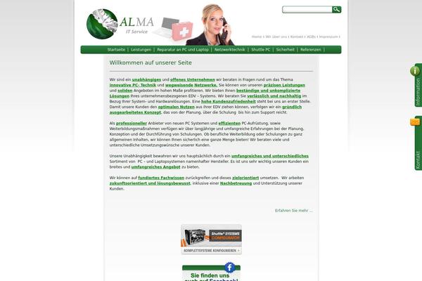 alma-it-service.de site used Alma-it-service