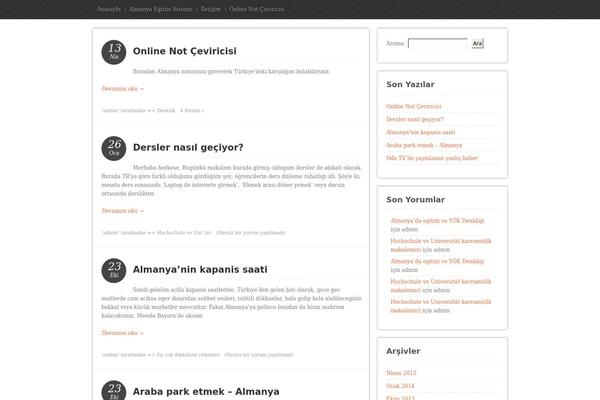 Maverick theme site design template sample