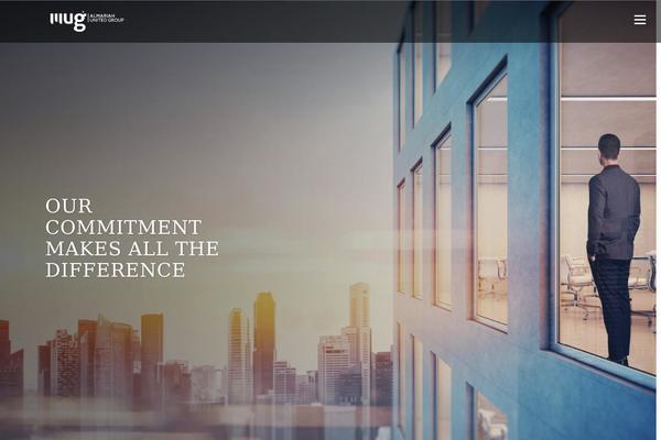 Mug theme site design template sample